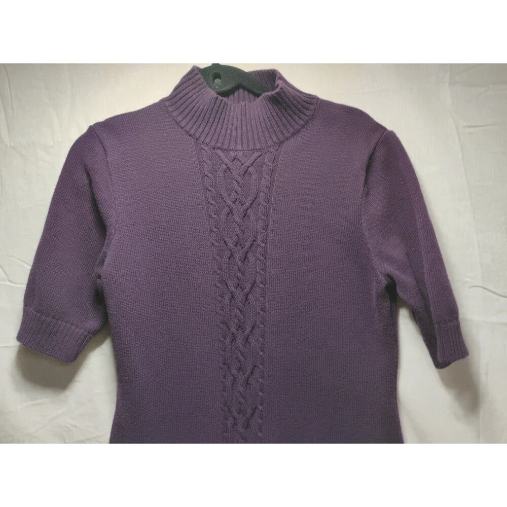 American Living X Large Purple Sweater Dress